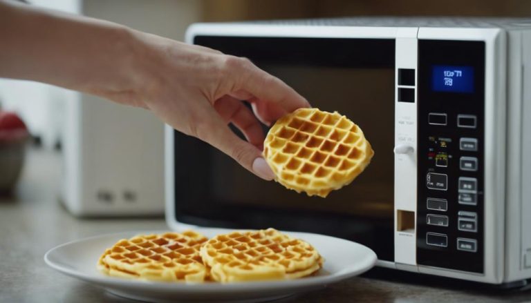 heating eggo waffles safely