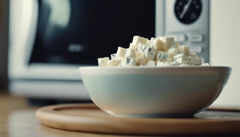melting feta in microwave