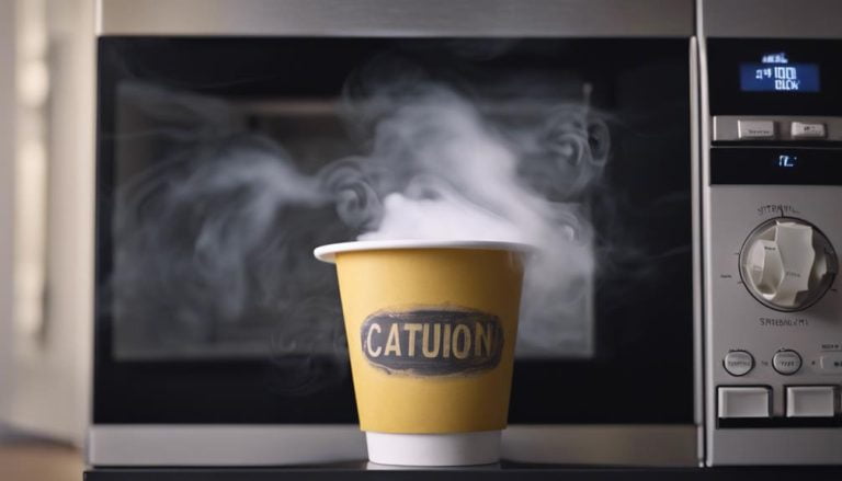 microwaving paper cups risks